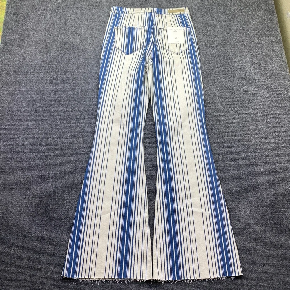 Cello striped denim